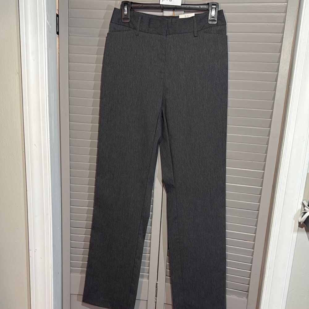 Time and Tru Gray Straight Leg Pants